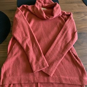 Loft waffle sweater size small